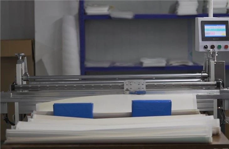 Residential RO membrane sheet cutting